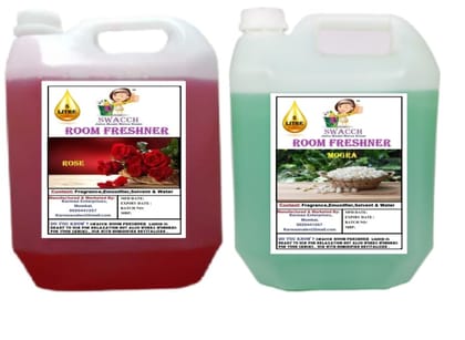 Swacch Room Freshner (5 Litre) (Pack of 2) Rose & Mogra Swacch Room Freshner (5 Litre) (Pack of 2) Rose & Mogra
