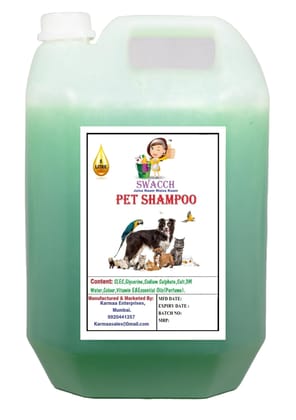 SWACCH PET Shampoo (5 Litre) NEEM ALOVERA
