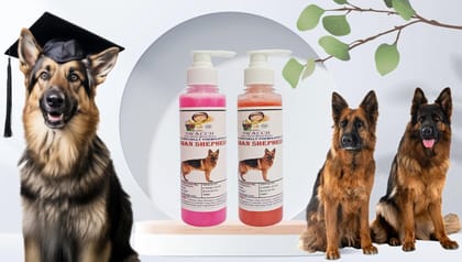 SWACCH Premium Shampoo for German Shepherd (200ML) (Combo Pack of 2) Rose & Jasmine
