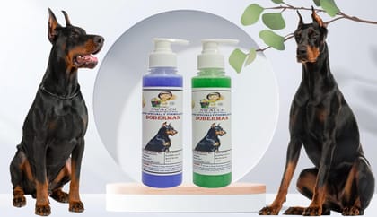 SWACCH Premium Shampoo for Doberman (200ML) (Combo Pack of 2) Lavender & NEEM ALOVERA