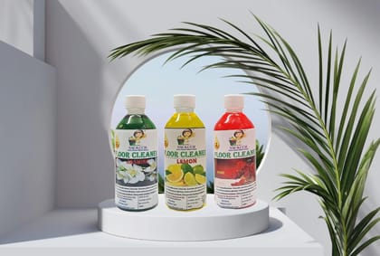 Swacch Floor Cleaner (200ml) (Combo Pack of 3) Jasmine, Lemon & Rose