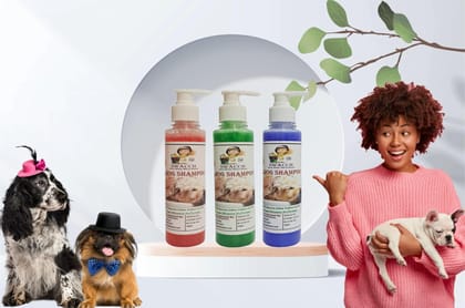 SWACCH PREMIUM SHAMPOO for DOG (200ML) (COMBO PACK of 3) JASMINE, NEEM ALOVERA & LAVENDER