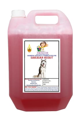 SWACCH Shampoo Specially FORMULATED for Jasmine (Siberian Husky 5 Litre) SWACCH Shampoo Specially FORMULATED for Jasmine (Siberian Husky 5 Litre)