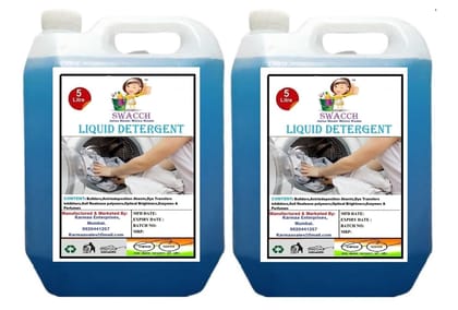 BUY 1 GET 1 Free Liquid Detergent (5 Litre) (Pack of 2) Mogra