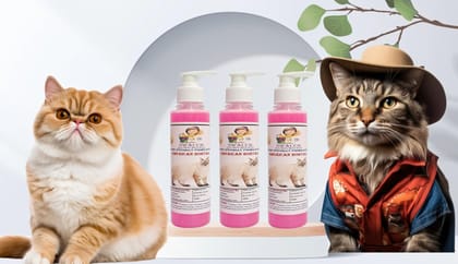 SWACCH Premium Shampoo for American Bobtail (200ML) (Pack of 3) Rose