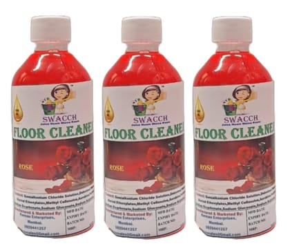 Swacch Floor Cleaner (200ml) (Pack of 3) Rose