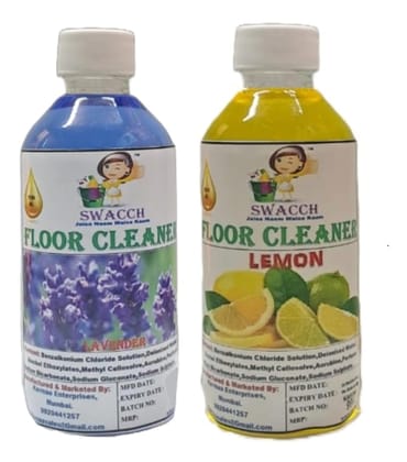 Swacch Floor Cleaner (200ml) (Combo Pack of 2) Lavender & Lemon