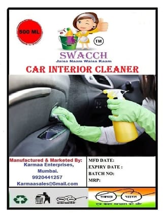CAR Interior Cleaner 500ML(Pack of 3)