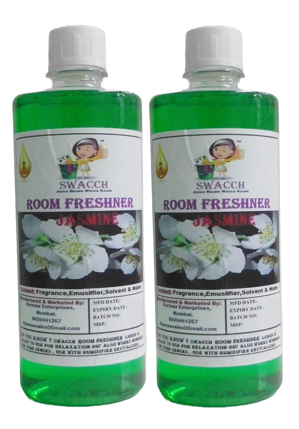 Swacch Room Freshner (500ml) (Pack of 2) Jasmine