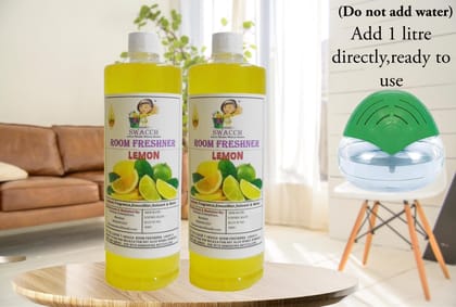 Swacch Room Freshner (1 Litre) (Pack of 2) Lemon