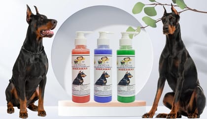 SWACCH Premium Shampoo for Doberman (200ML) (Combo Pack of 3) Jasmine, Lavender & NEEM ALOVERA