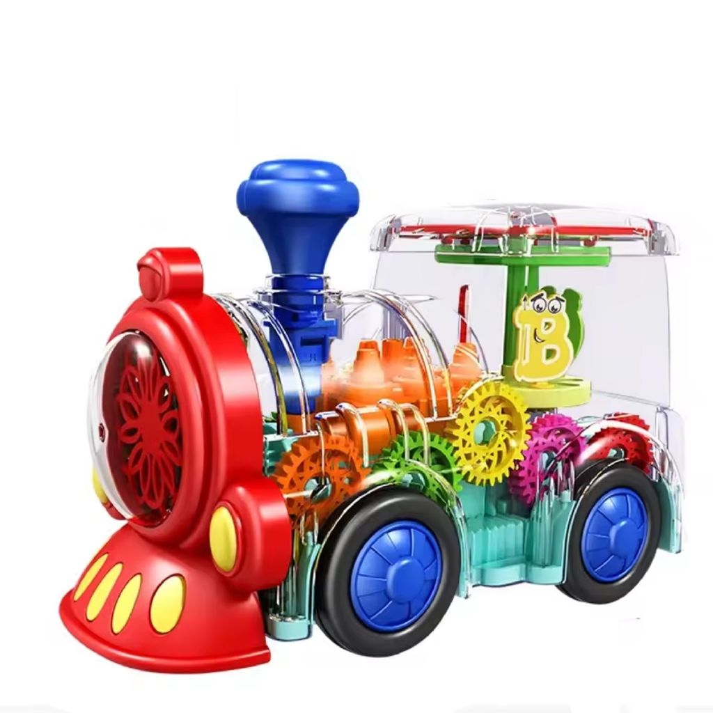 KTRS ENTERPRISE 360 degree rotation Blue Red Funny Music Light BO Train Kids Battery Operated Plastic Toys Car with music flashing light - Toys and Games | Buy online on ZillyBuy