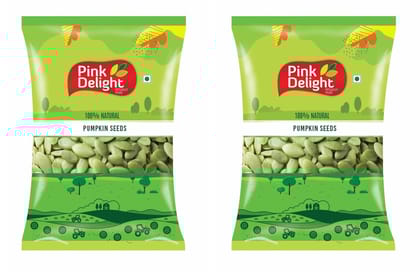 Pink Delight  | Pumpkin Seeds | Dried Seeds | 500 Gm Each | Pack of 2 | 1 Kg Pack