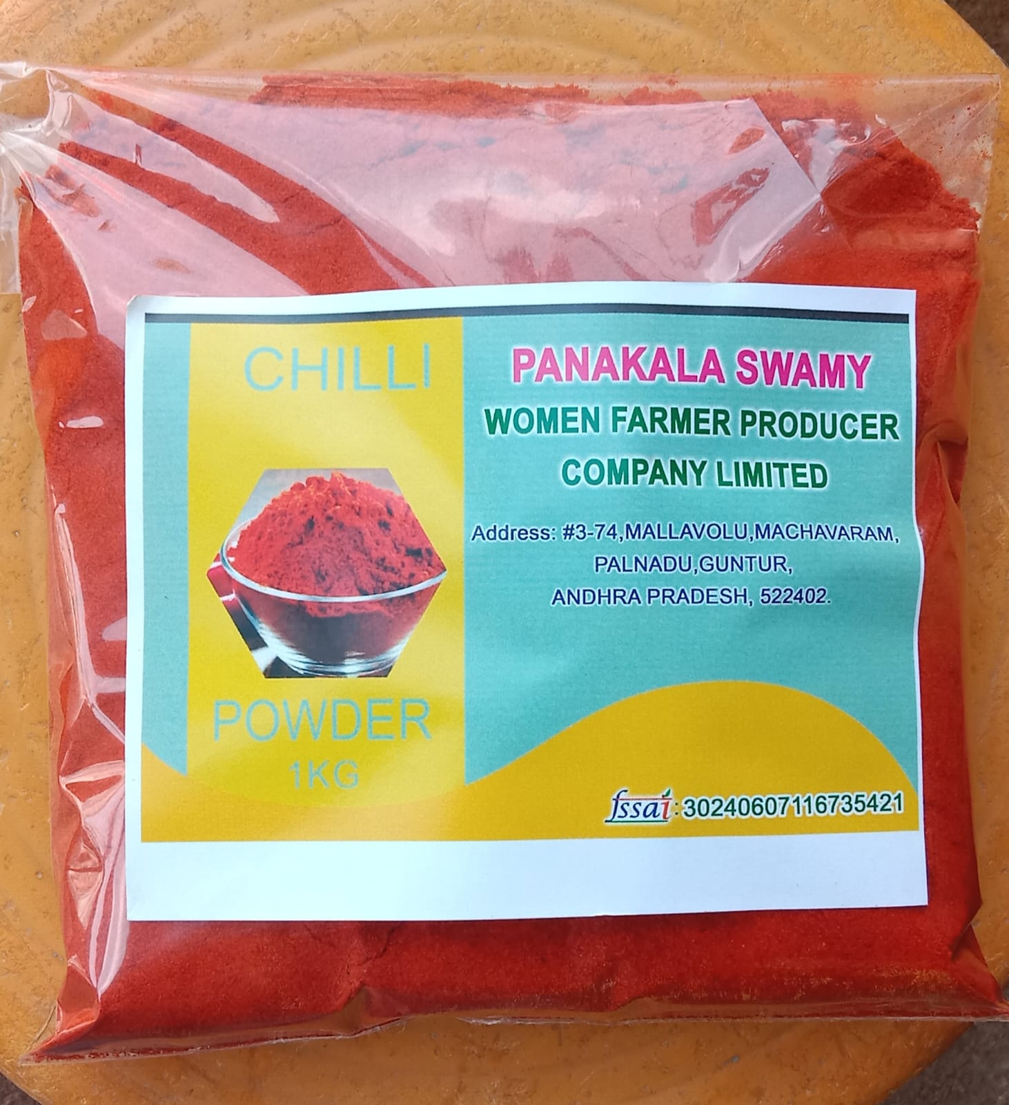 Hot Red Chilli Powder 1kg Lal Mirch Powder Finely Grounded with No Added Flavour, Free of Preservatives No added Colour and Rich in Flavour