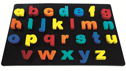 EVA SMALL ALPHABET-VELVET TOUCH