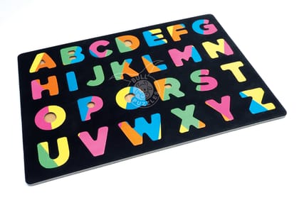 RAINBOW CARDBOARD ALPHABET CAPS LETTER