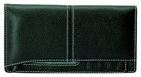 LEATHERMAN LEATHER BI FOLD BLACK MENS WALLET-1527A_Bl