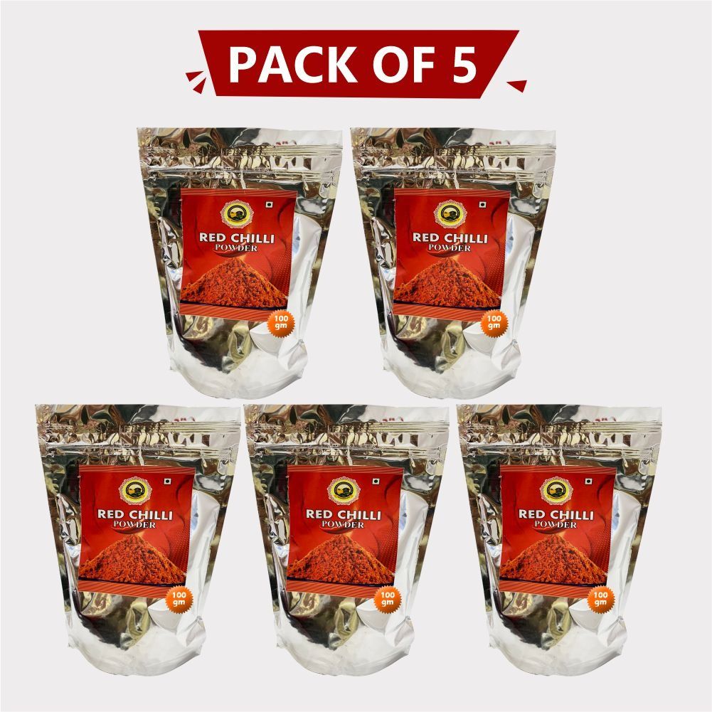 Red Chilli Powder (Pack of 5)