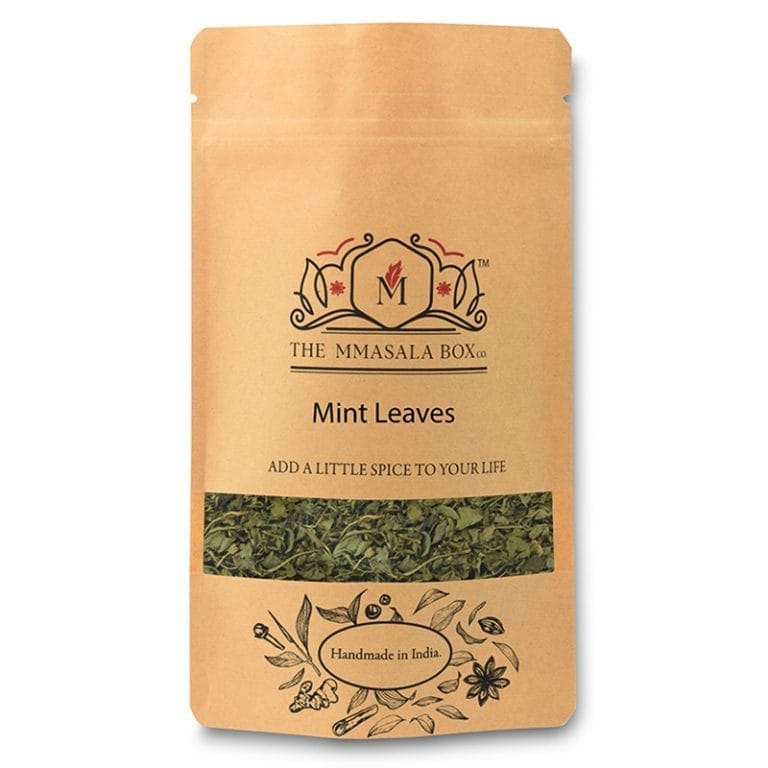 The Masala Box Co. Premium Freshly Dried Mint Leaves (Pudina) - Authentic Indian Herb 50 gm x 2