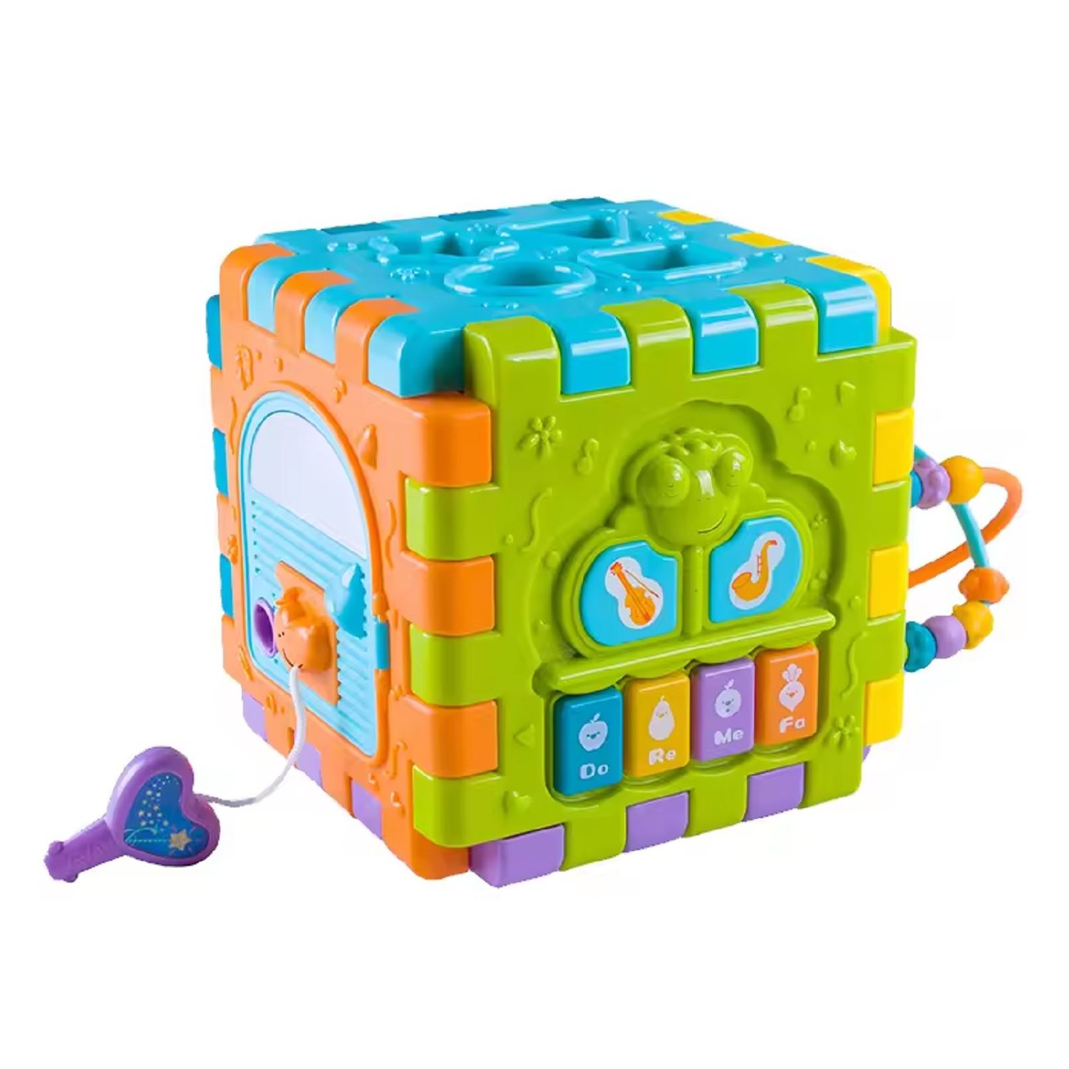 KTRS ENTERPRISE Baby Activity Cube Piano Toy for Years Old