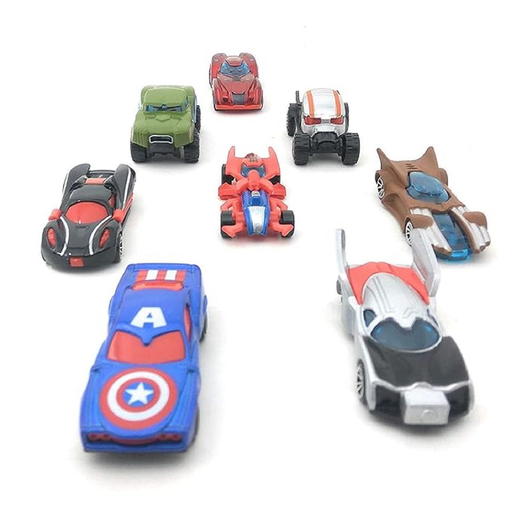 KTRS ENTERPRISE Metal Car Set Die Cast Metal Super Her Set Car Play Set of 8 - Perfect Toys for Kids - Toys and Games | Buy online on ZillyBuy