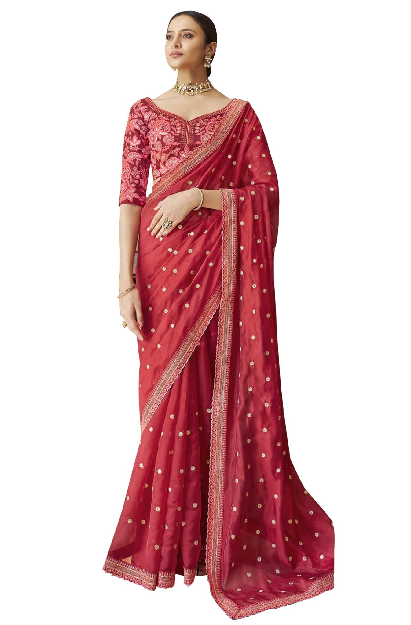 SHREE GANAPATI FASHION Best Premium Georgette Sequens Saree