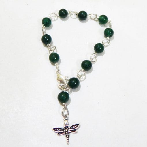 GEMSTONE GREEN AVENTURINE BEADS BRACELET for women