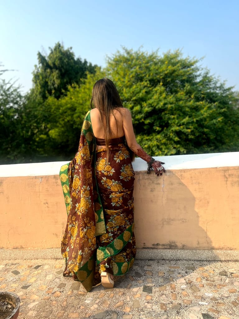 SHREE GANAPATI FASHION Premium Cotton Embroider Border Saree