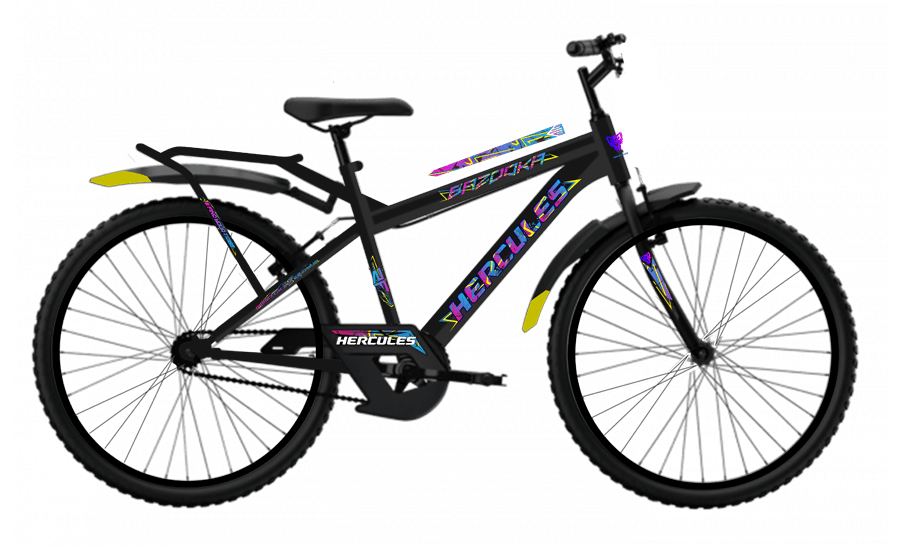 Hercules Bazooka Rf 26T U Brake Single Speed Rigid Suspension Matte Black