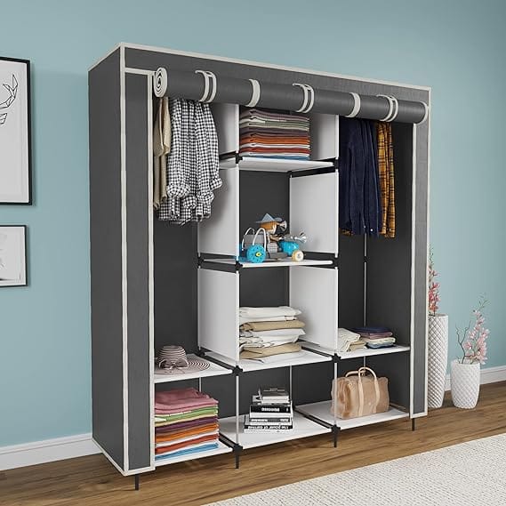 Maison & Cuisine® Collapsible Wardrobe Portable and Foldable Clothes Almira