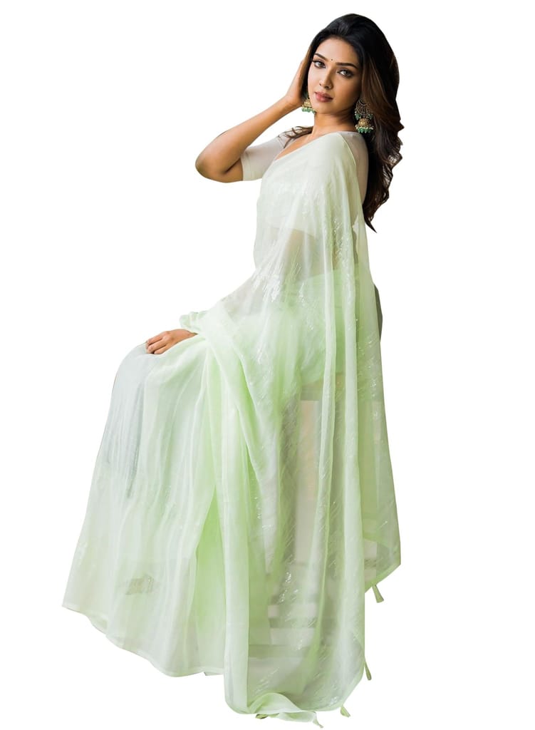 SHREE GANAPATI FASHION Premium Georgette Embroider Saree