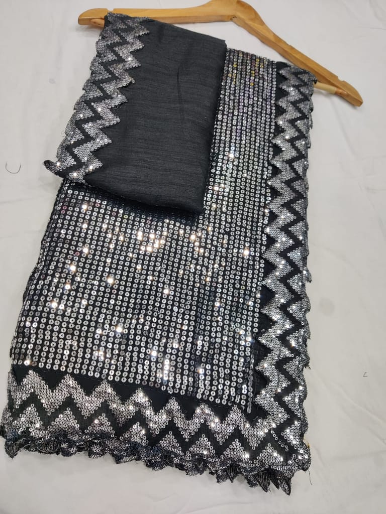 SHREE GANAPATI FASHION Premium Georgette Embroider Saree