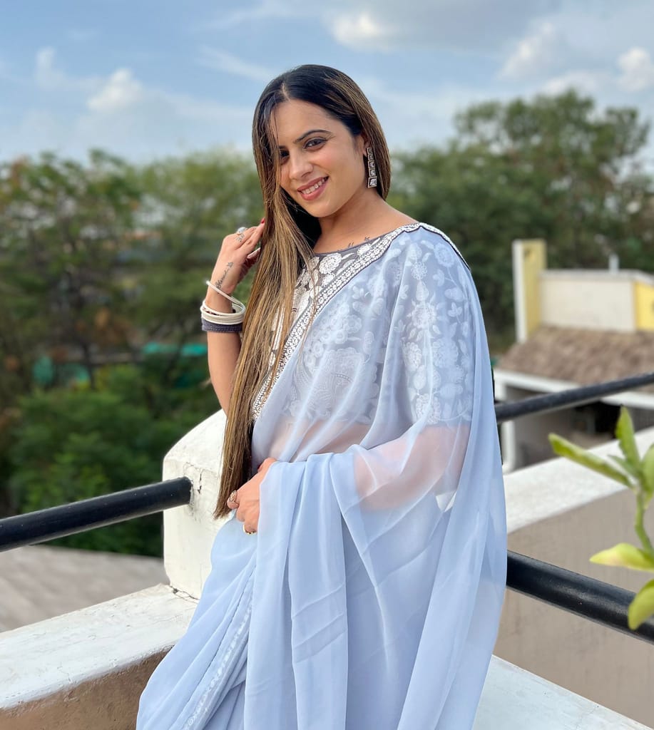 SHREE GANAPATI FASHION Premium Georgette Embroider Saree