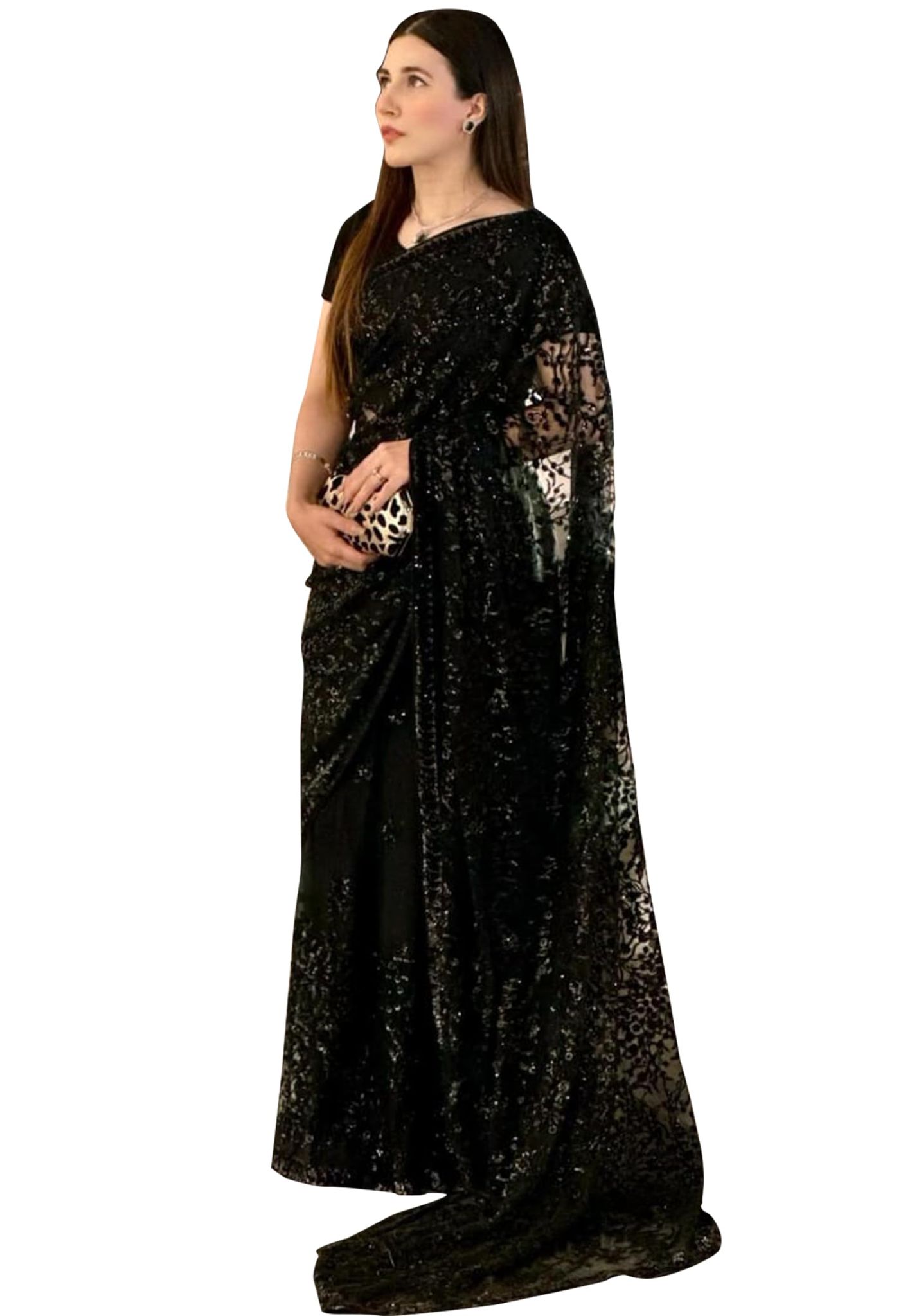 SHREE GANAPATI FASHION New Trend Premium Sequens Saree