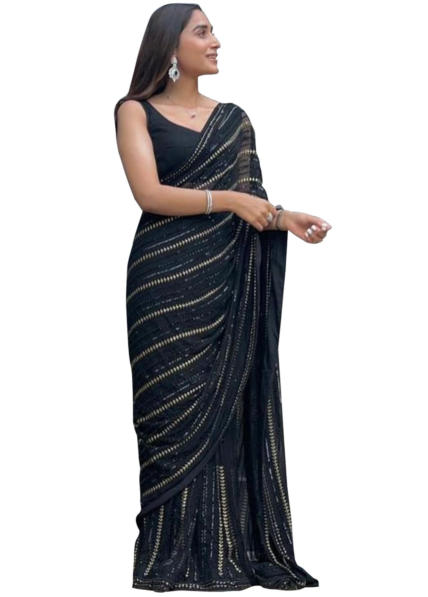 SHREE GANAPATI FASHION New Trend Premium Embroider Saree