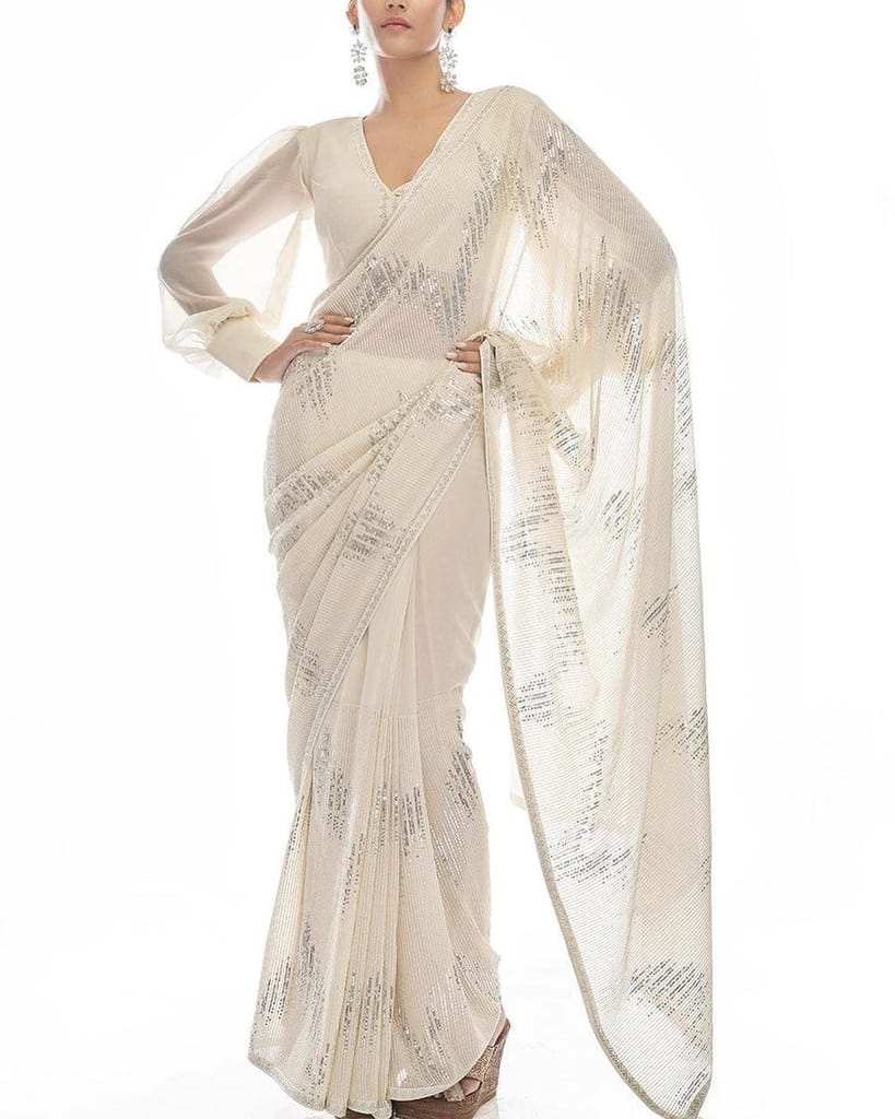 SHREE GANAPATI FASHION Best Premium Georgette Sequens Saree