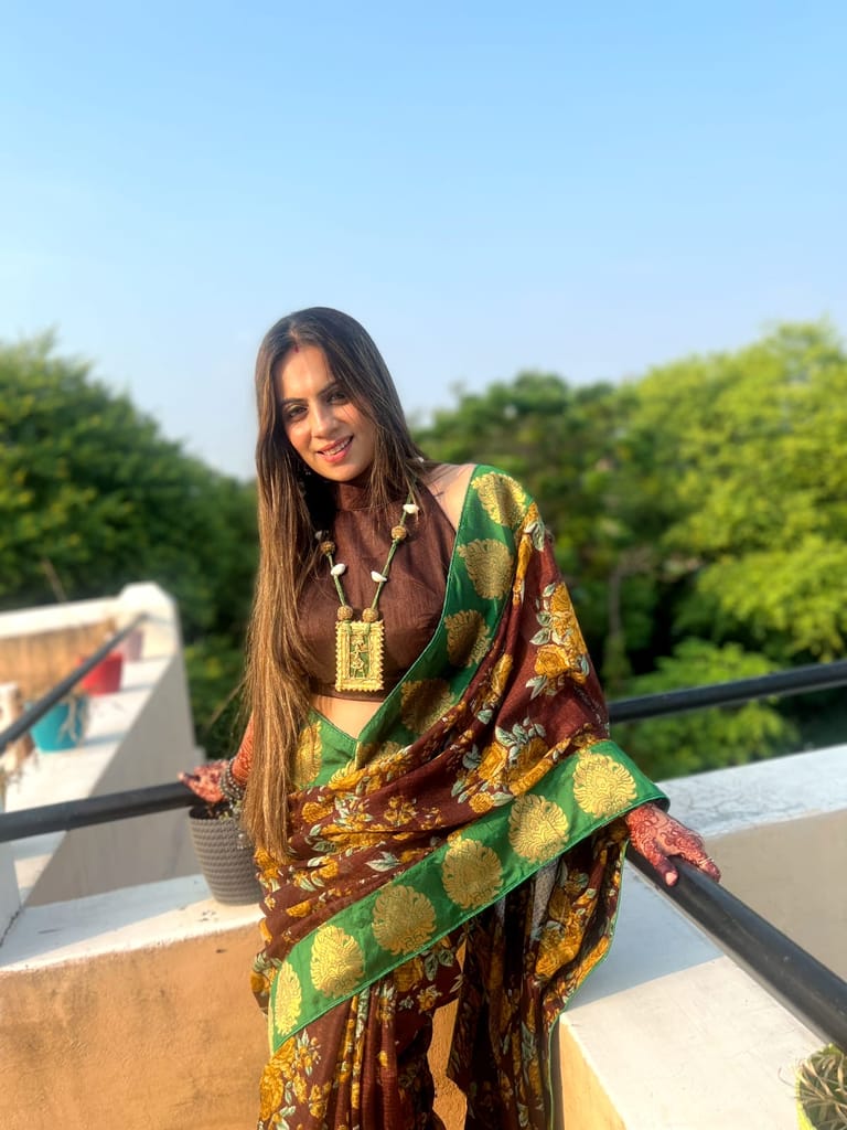 SHREE GANAPATI FASHION Premium Cotton Embroider Border Saree