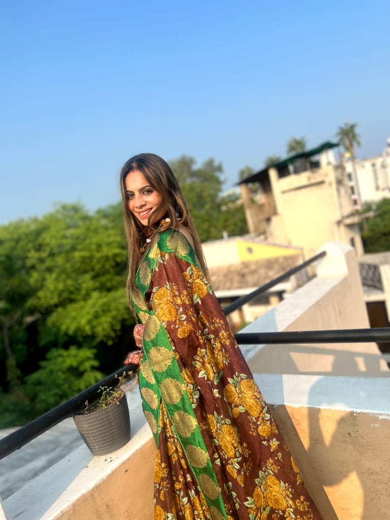 SHREE GANAPATI FASHION Premium Cotton Embroider Border Saree