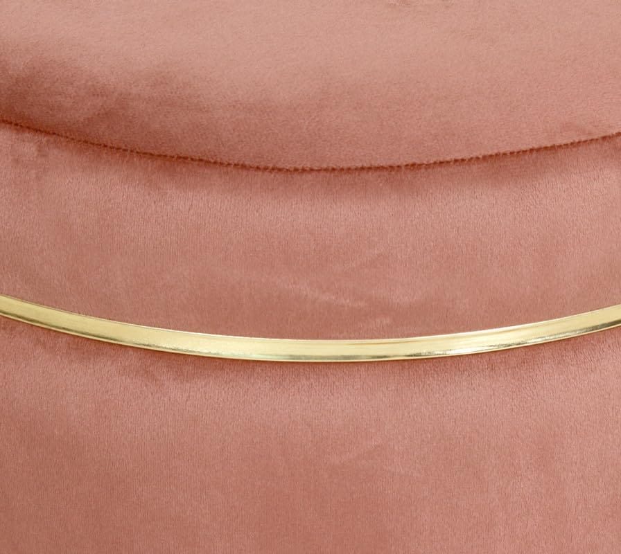 Shadowkart Pouffes Sitting Stool for Living Room, Make up Table Mudda Puffy Wooden Ottoman Stools, Pouffe Footstool, Pouf for Office Home Decoration & Dressing Table, 16x16x18 Inch, Mouse