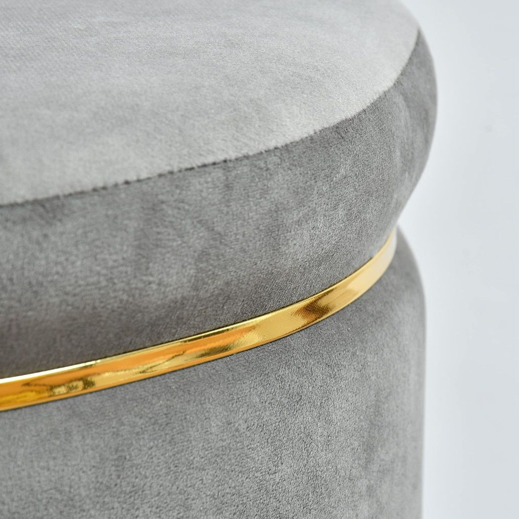 SmartKart Ottoman Pouffe Stool for Living Room Poof Sitting Furniture Footrest Pouffe for Sitting | Foot Stool for Office, 16x16x16 Inch