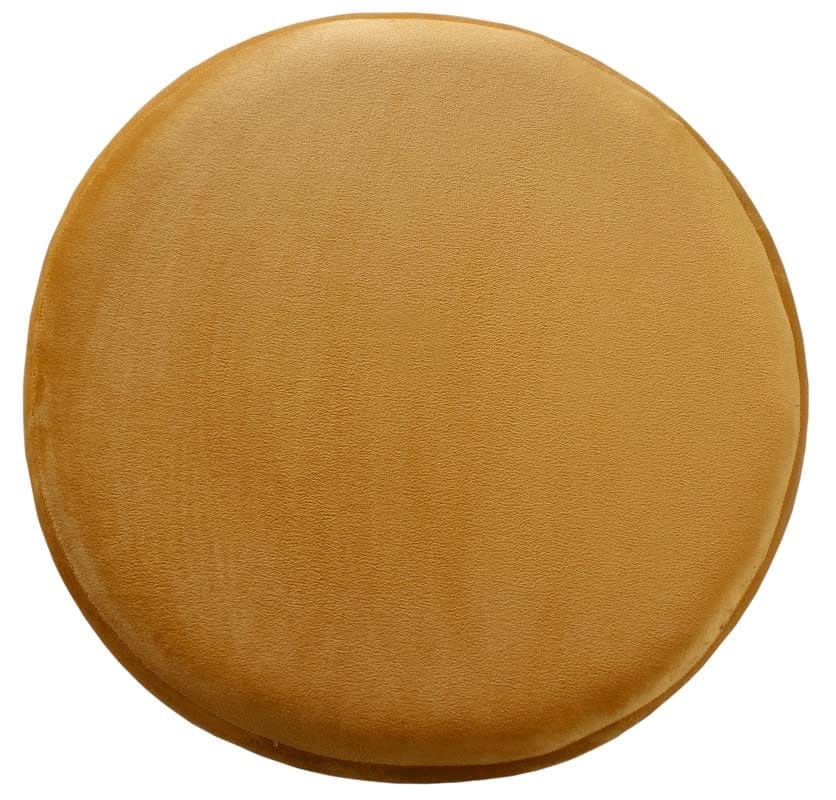 Rugsxerry Pouffes Sitting Stool for Living Room, Mudda Puffy Wooden Ottoman Stools, Pouffe Footstool, Pouf for Office Home Decoration & Dressing Table, 16x16x18 Inch, Beige