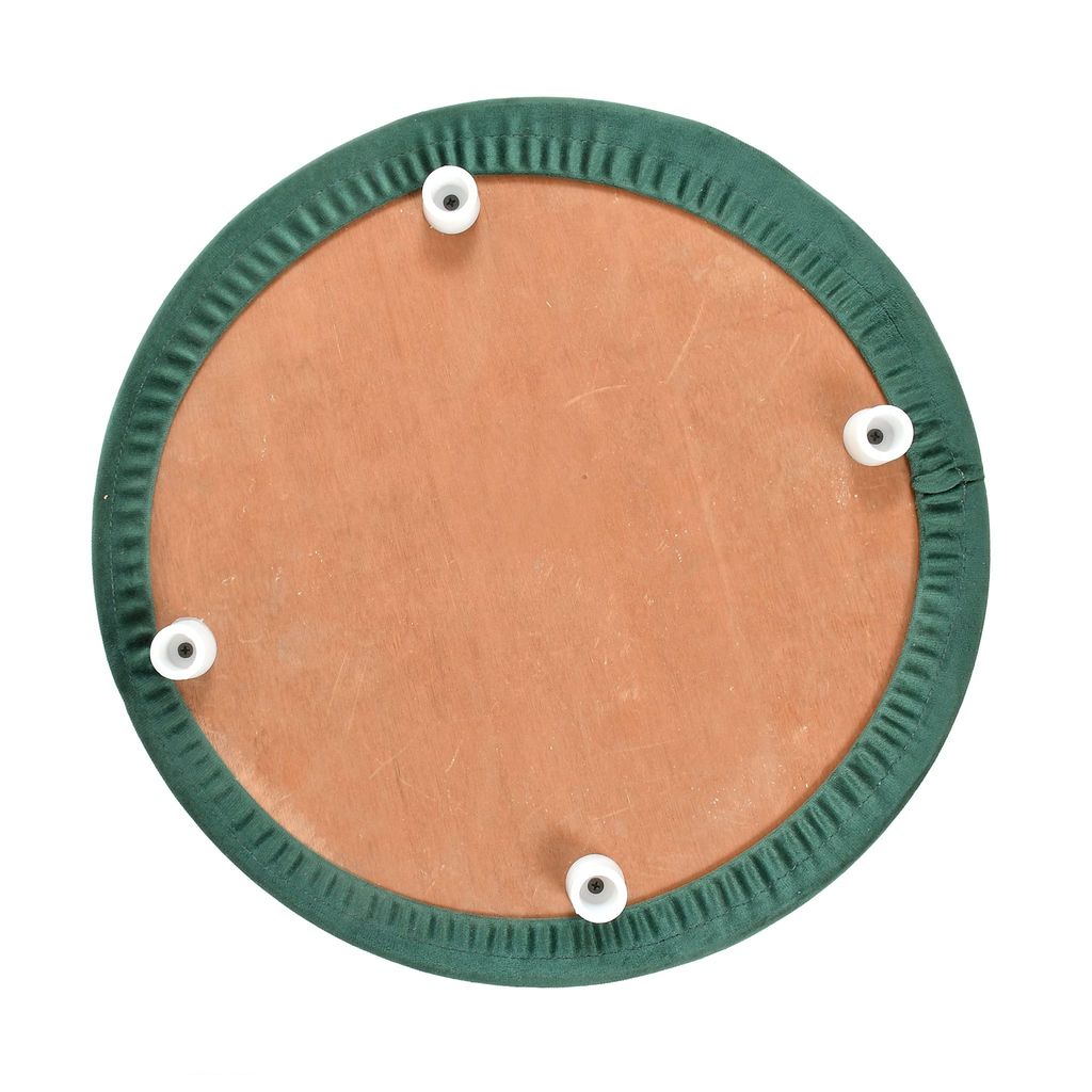 SmartKart Ottoman Pouffe Stool for Living Room Poof Sitting Furniture Footrest Pouffe for Sitting | Foot Stool for Office, 16x16x16 Inch