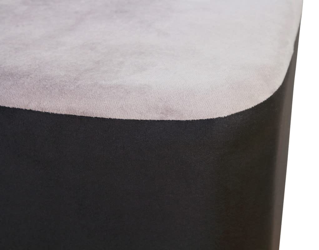 ShadowKart Ottoman Pouffes Stool for Living Room Sitting Furniture Footrest Seat Pouf Puffy Foam Stool Foot Stool for Office Home Decor, 16x16x18 Inches