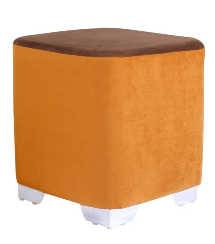 ShadowKart Ottoman Pouffes Stool for Living Room Sitting Furniture Footrest Seat Pouf Puffy Foam Stool Foot Stool for Office Home Decor, 16x16x18 Inches