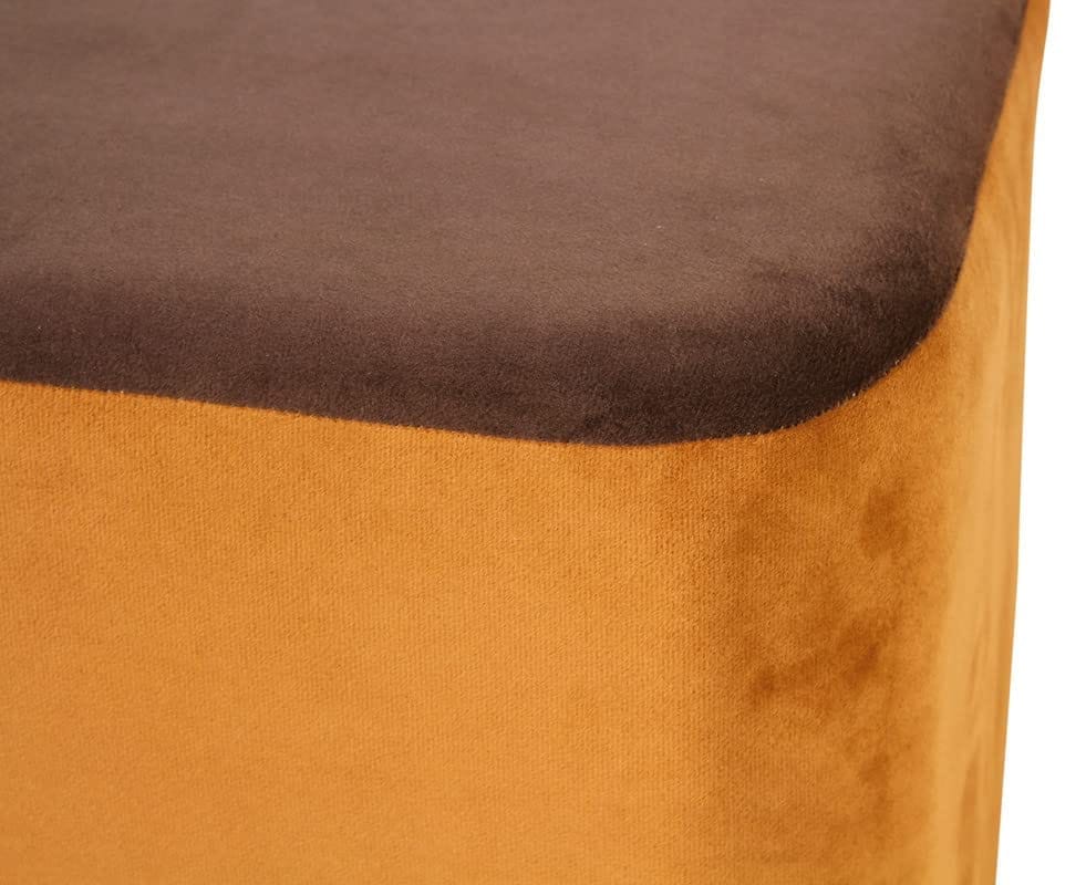 ShadowKart Ottoman Pouffes Stool for Living Room Sitting Furniture Footrest Seat Pouf Puffy Foam Stool Foot Stool for Office Home Decor, 16x16x18 Inches