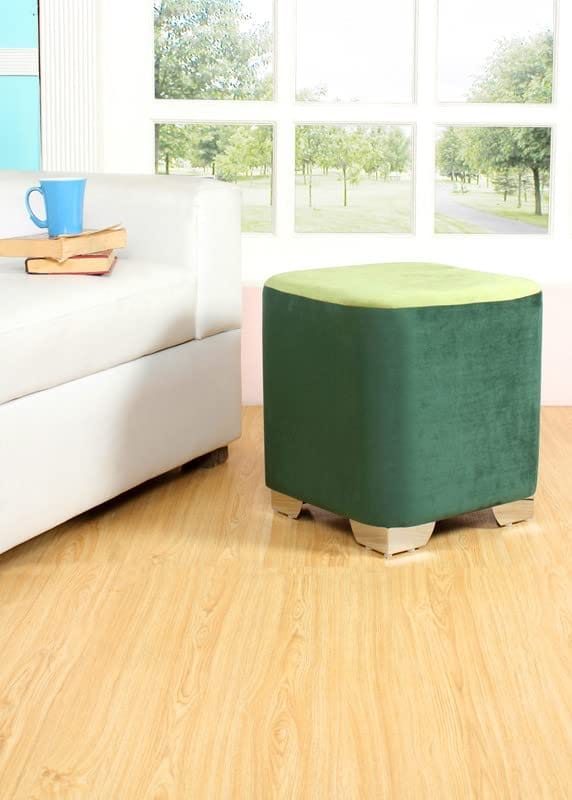 ShadowKart Ottoman Pouffes Stool for Living Room Sitting Furniture Footrest Seat Pouf Puffy Foam Stool Foot Stool for Office Home Decor, 16x16x18 Inches