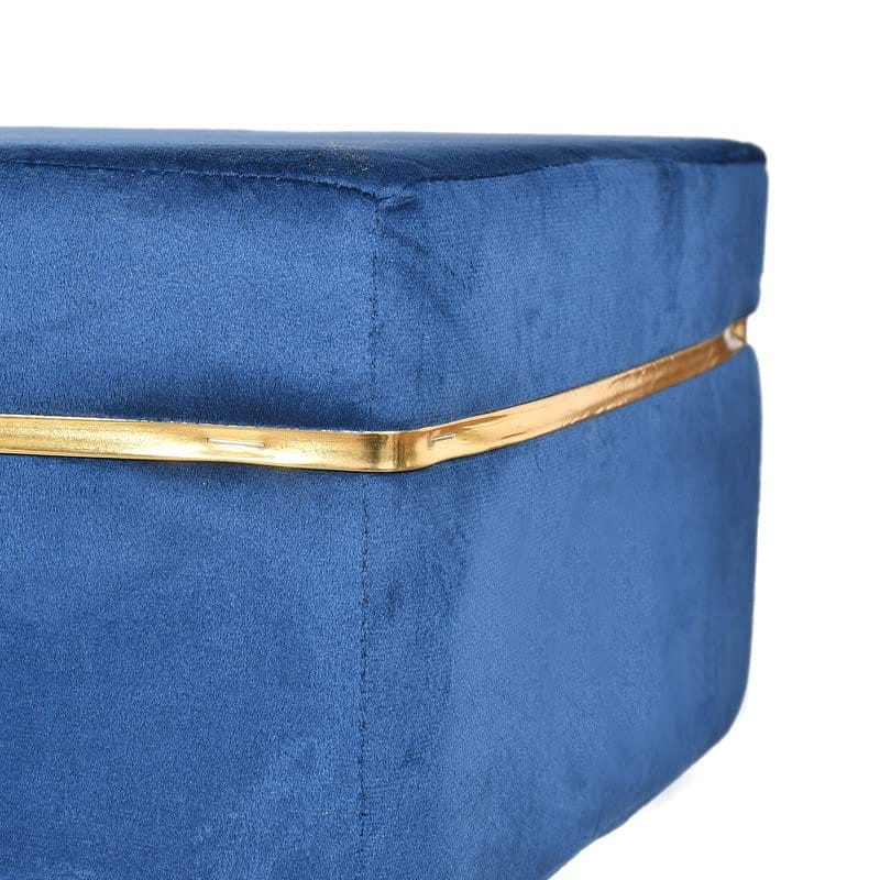 Shadowkart Pouffes Bench Sitting Stool for Living Room Patio Kitchen Bench Puffy Wooden Mudda Ottoman Stools Poof Footstool Pouf for Office Home Decor, 64x33x45 cm