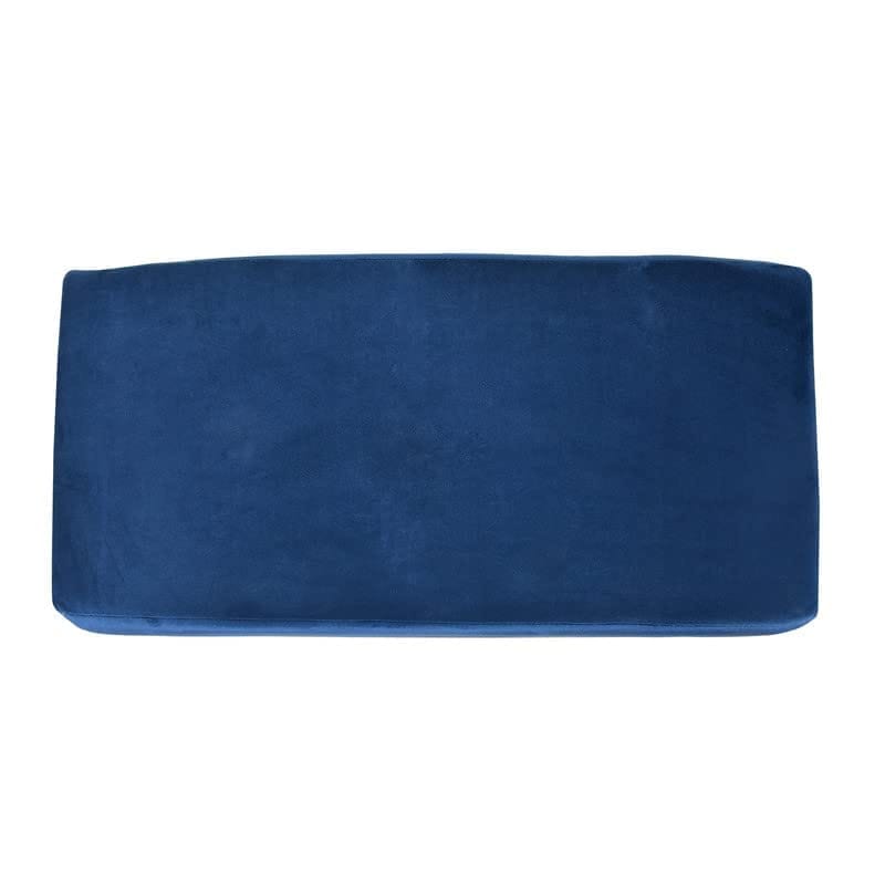 Shadowkart Pouffes Bench Sitting Stool for Living Room Patio Kitchen Bench Puffy Wooden Mudda Ottoman Stools Poof Footstool Pouf for Office Home Decor, 64x33x45 cm