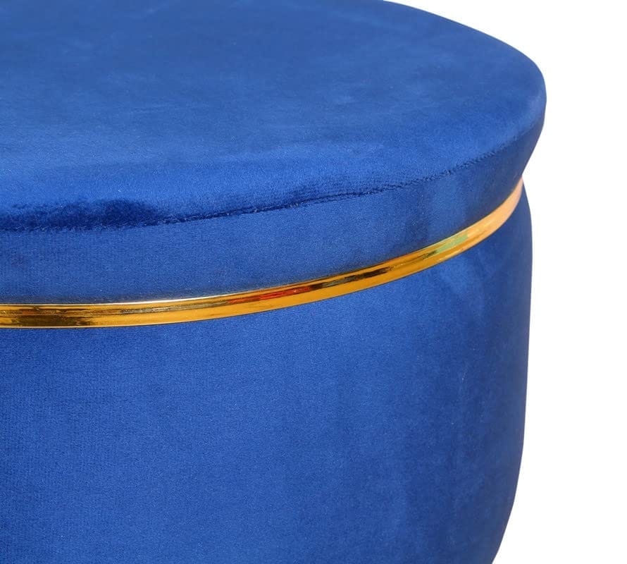 ShadowKart Pouffes Sitting Stool for Living Room, Mudda Puffy Wooden Ottoman Stools, Pouffe Footstool, Pouf for Office Home Decoration & Dressing Table, 16x16x18 Inch Combo