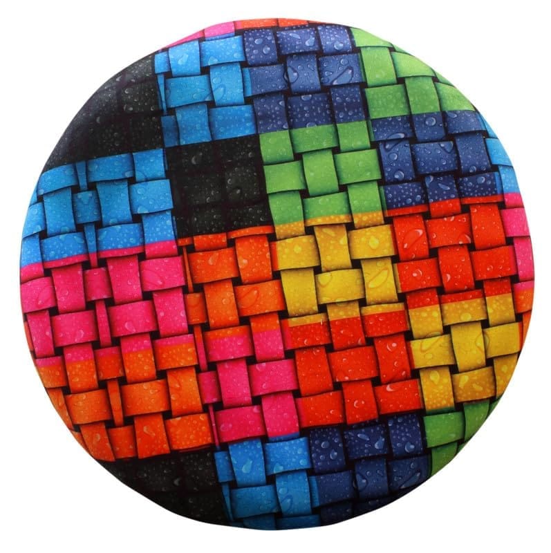 ShadowKart Ottoman Pouffes Stool for Living Room Sitting Bench Furniture Footrest Seat Pouf Puffy Foam Stool Foot Stool for Office Home Decor, 16x16x18 Inches